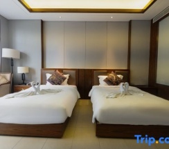 Двухместный номер Deluxe с видом на сад 2 отдельные кровати в Jinghai Hotel & Resort