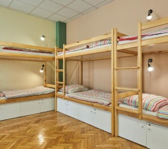 Кровать в общем номере в B3 Hostel Budapest