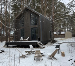 Коттедж Premium с красивым видом из окна в Hygge Barn 