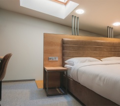 Duplex Suite (Двухъярусный номер с одной двуспальной кроватью и одним раскладывающимся диваном) в Turris Hotel Lubyansky