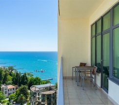 Двухкомнатные апартаменты с одной спальней (6-12 этаж) в Real Apartments Sochi
