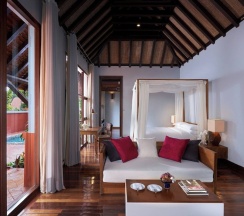 Семейный люкс с 2 комнатами seafront двуспальная кровать в Renaissance Koh Samui Resort & Spa