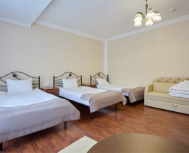 Номер с 3 полутороспальными кроватями в Парк-отель