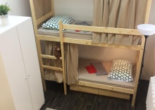 Кровать в 4-местном общем номере в Плюшевый Мишка