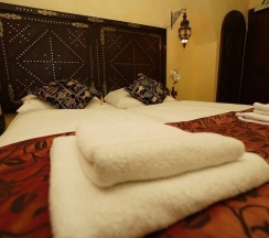Двухместный номер Superior с видом на сад двуспальная кровать в Hotel Villa Oriental & Restaurant