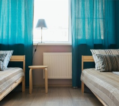 Эконом апартаменты с 2 спальнями (Всего 6 апартаментов в двухэтажном корпусе) в Искатель