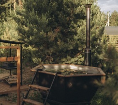 Дом в сосновом лесу в Хвоя