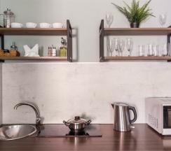 Апартаменты для троих гостей с 1 большой кроватью (3й или 4й этаж) в Rent Apartment SPb Forte