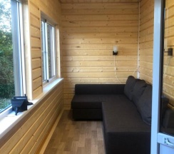 Четырёхместный коттедж с красивым видом из окна в Велия