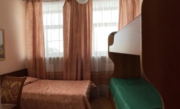 Кровать в общем номере в Мебелированные комнаты Отель HOTEL OH SOVIET