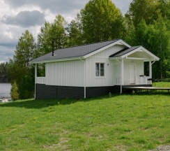Скандинавский дом с видом на озеро в Forrest Lodge Karelia