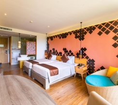 Двухместный номер Deluxe с видом на море 2 отдельные кровати в Crest Resort & Pool Villas
