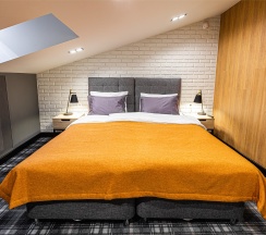 Стандартный двухместный номер на мансардном этаже. в Key hotel