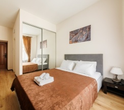 Комфортный номер с двумя отдельными кроватями в Имидж