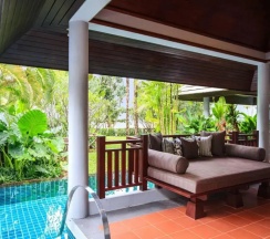 Двухместная вилла Larger c 1 комнатой с балконом и oceanfront двуспальная кровать в Phuket Marriott Resort And Spa, Nai Yang Beach