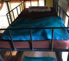 Кровать в общем номере двуспальная кровать в Trekker Camp Chiang Mai - Hostel
