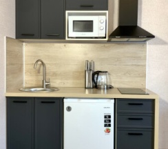 Двухместная студия с балконом на 8 этаже в Ольгинке в Метрикс Девелопмент