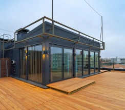 Апартаменты Superior с 3 комнатами с балконом в Апарт-отель Residence Graphite