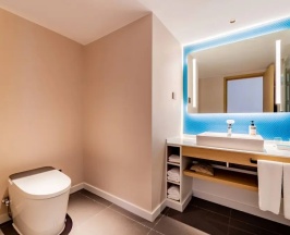 Двухместный номер Standard с видом на город двуспальная кровать в Holiday Inn Express Hohhot East Station, an IHG Hotel