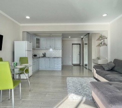 1-комнатные апартаменты студия Сочи, ул. Несебрская 14 в Deluxe apartments