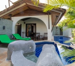 Двухместная вилла с бассейном Junior двуспальная кровать в Отель Panviman Resort Koh Phangan