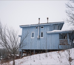 Дом на мысе острова с камином и баней на дровах. Вмещает до 6 гостей. в Шведские дачи