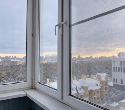 1-комнатные апартаменты люкс с 1 двуспальной кроватью в RentPlaza (РентПлаза) на улице Шейнкмана