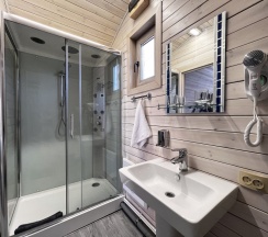 Двухместный коттедж двуспальная кровать в Хутор Пукинниеми