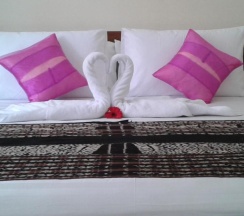 Двухместный номер Standard с красивым видом из окна двуспальная кровать в Krisda Ubud Guest House