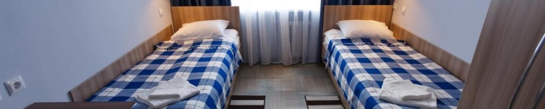 Кровать в 2-местном общем номере в Полёт