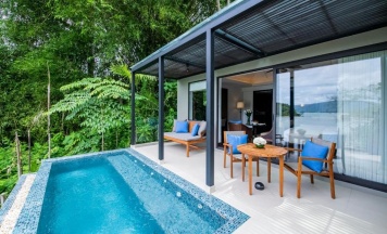 Двухместный Люкс с бассейном двуспальная кровать в Anantara Layan Phuket Resort