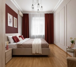 Апартаменты с 2 комнатами с балконом и с видом на город в GM Apartments