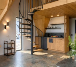 Дом древесный люкс с банным чаном №7. Первая Линия. Можно с собаками в Трофимов Берег