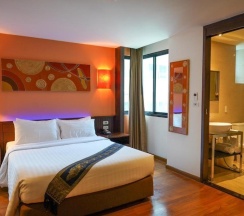 Двухместная студия двуспальная кровать в Hotel Mermaid Bangkok