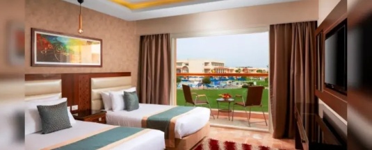 Двухместный номер Deluxe 2 отдельные кровати в Pickalbatros Royal Moderna Sharm & Aqua Park
