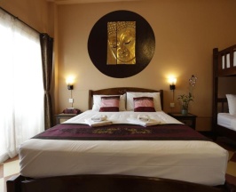 Четырёхместный семейный номер Standard в Guesthouse Liam's Suan Dok Mai