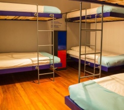 Кровать в общем номере в Hobu Hostel