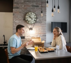 улучшенные  апартаменты с балконом ("Vivaldi", центр, Сакко 24), 516 в Viva aparts