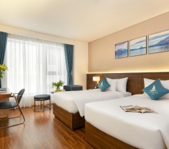 Двухместный номер Premier 2 отдельные кровати в Canvas Danang Beach Hotel