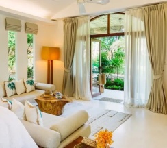 Двухместная вилла Garden двуспальная кровать в Zazen Boutique Resort & Spa