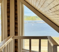 Семейный коттедж с красивым видом из окна в Ригола