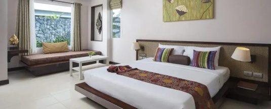Двухместная вилла Pool Access Jacuzzi двуспальная кровать в Anyavee Tubkaek Beach Resort
