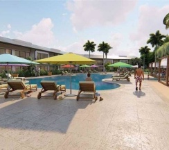 Апартаменты с балконом в Deluxe King Resort View Rm 107 Apartment 1