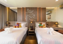 Двухместный номер Deluxe 2 отдельные кровати в Moose Hotel Chiangmai