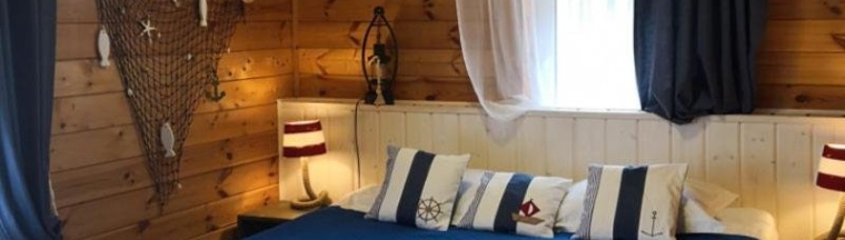 Двухместный номер Парусная 2 отдельные кровати в Волга-Volga