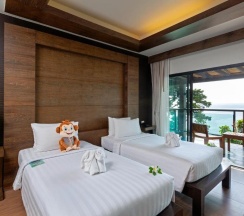 Двухместный номер Deluxe с видом на океан 2 отдельные кровати в Secret Cliff Resort Phuket