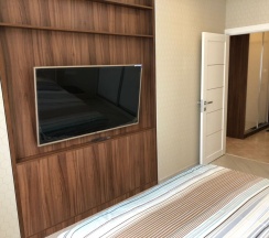 Апартаменты с гостиной и спальней с двуспальной кроватью в Sibgat Apartments