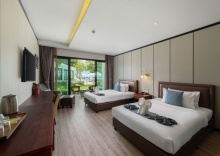 Одноместный номер Deluxe с видом на сад односпальная кровать в Royal Yao Yai Island Beach Resort -sha Extra Plus+