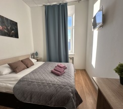 Двухместный стандарт с двуспальной кроватью (DBL) на 5 этаже в Boho Centr Nevsky 140 Hotel