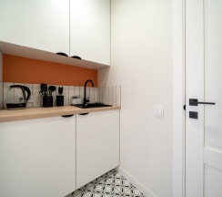 Двухместная семейная студия с видом на город двуспальная кровать в Light house